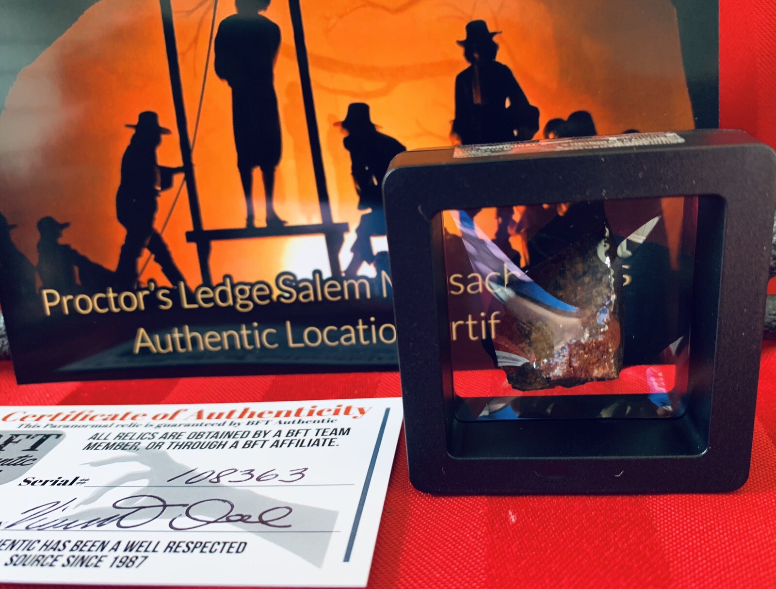 Salem Witch Hangings Historical Location Artifact with COA