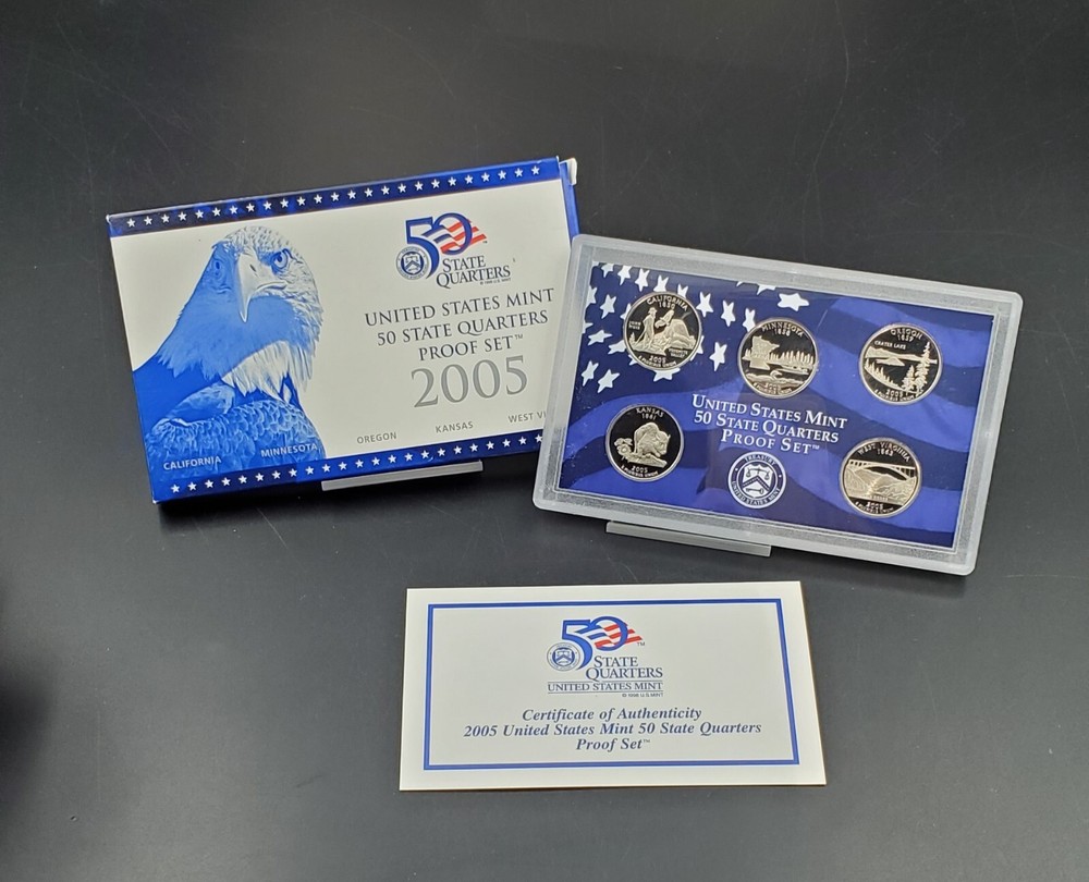 1999 - 2009 U.S. Mint Proof State Quarters 11 Sets w/ COAs CLAD