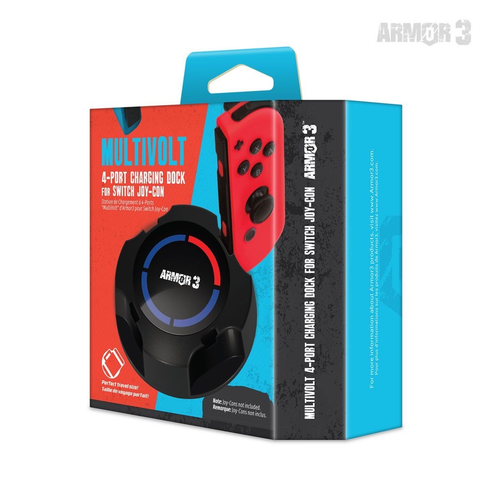 MultiVolt 4-Port Charging Dock For Joy-Con - Armor3