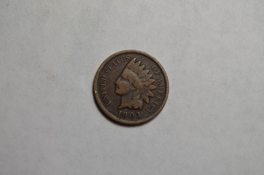 1903 INDIAN HEAD CENT GOOD CONDITION SOLID NICE OLD COIN FREE SHIPPING #41