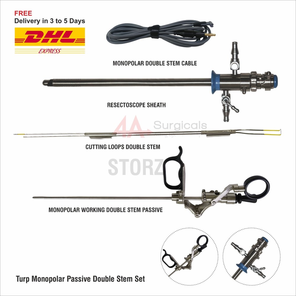 4A TURP Monopolar Passive Double Stem Set