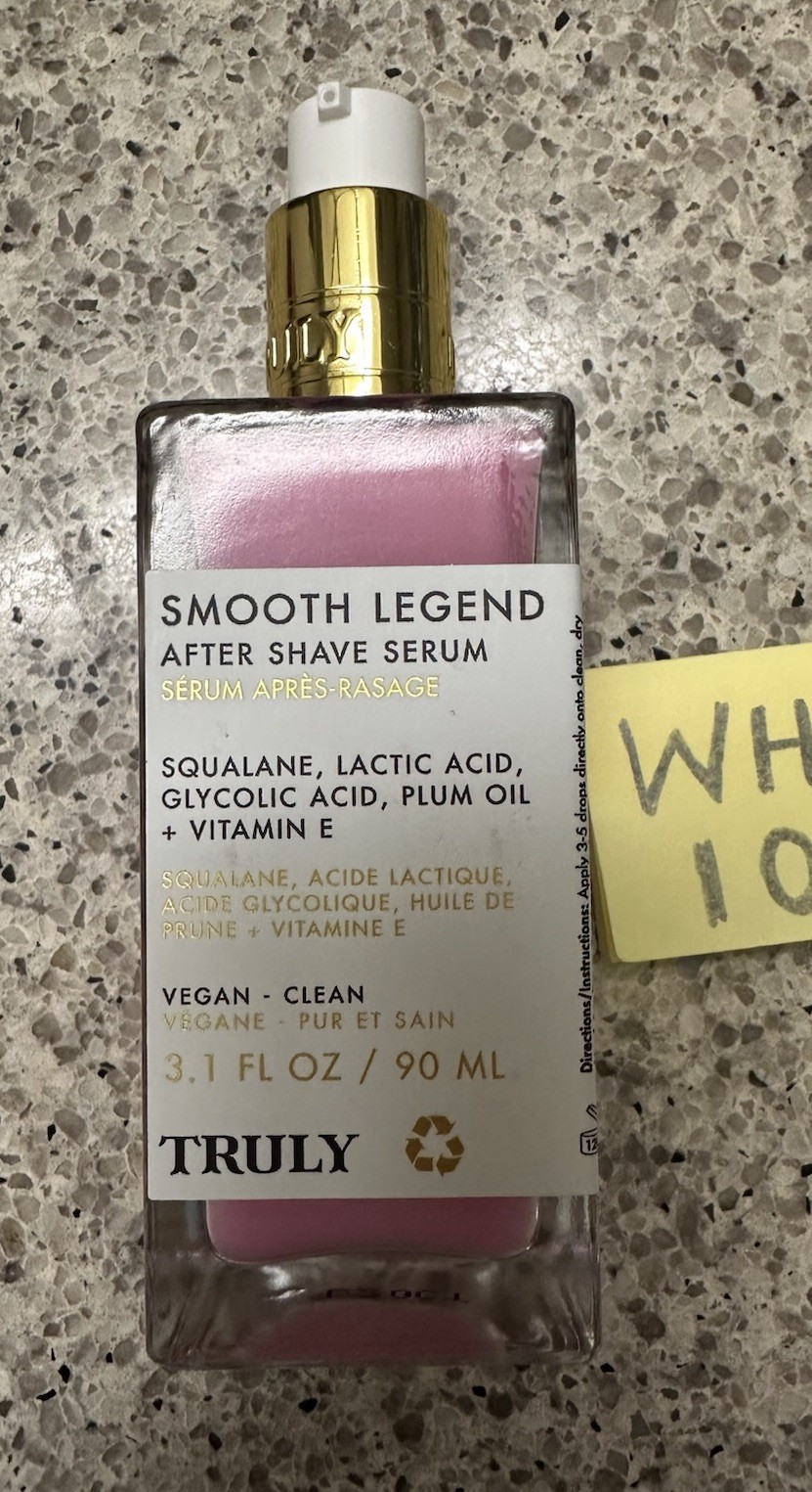 Truly Smooth Legend After Shave Serum Squalene 3.1oz/90mL FULL SZ $33 Smoothing