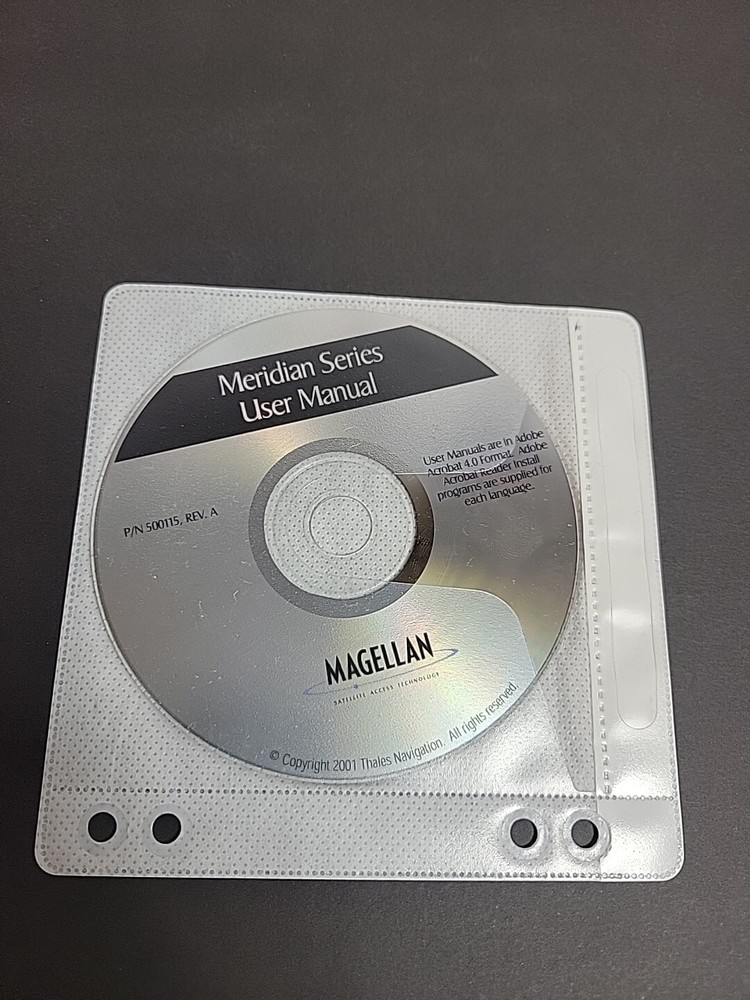 magellan meridian user manual cd rom 2001