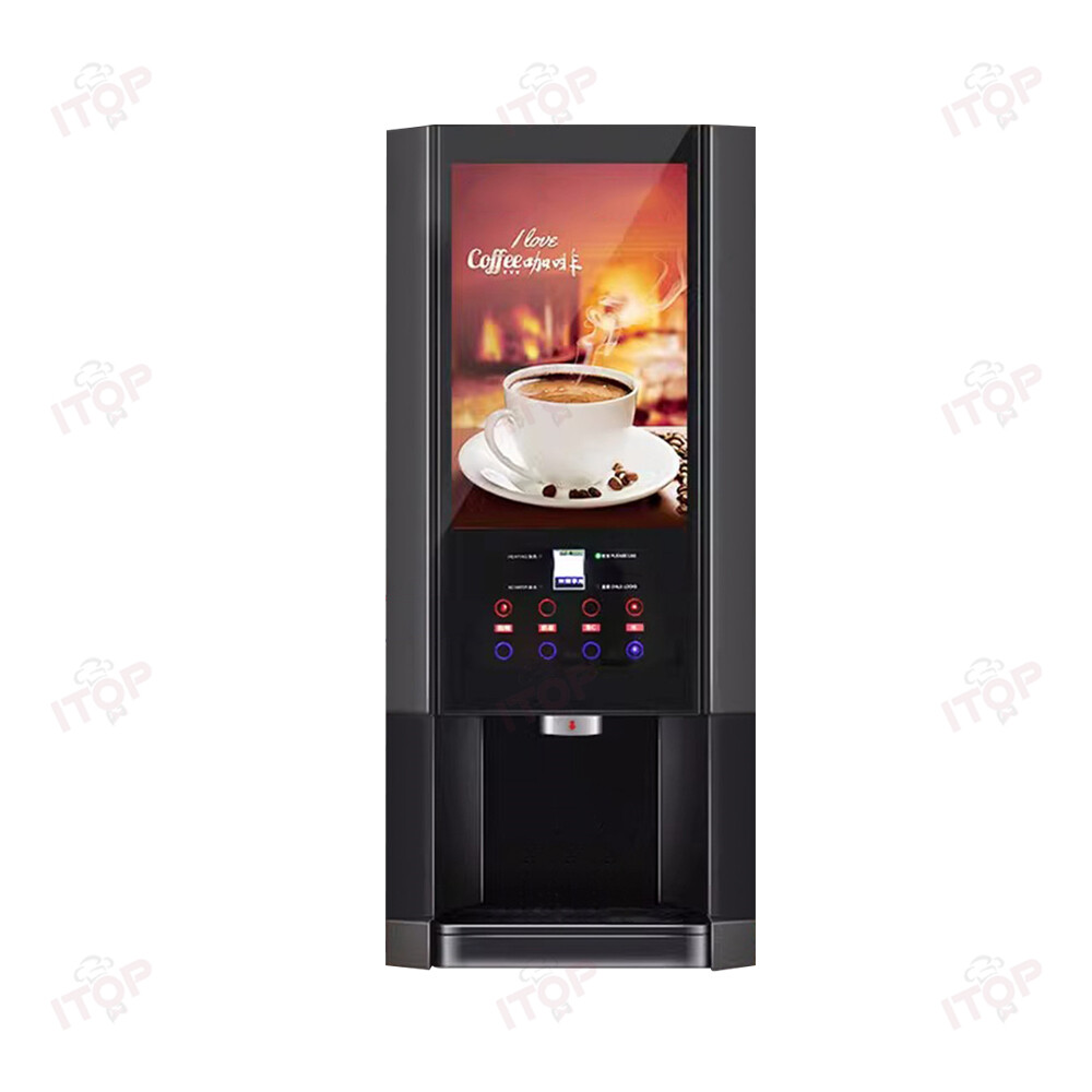Commercial Coffee Machine Multi-Function Hot Cold Instant Coffee Maker 110V/220V