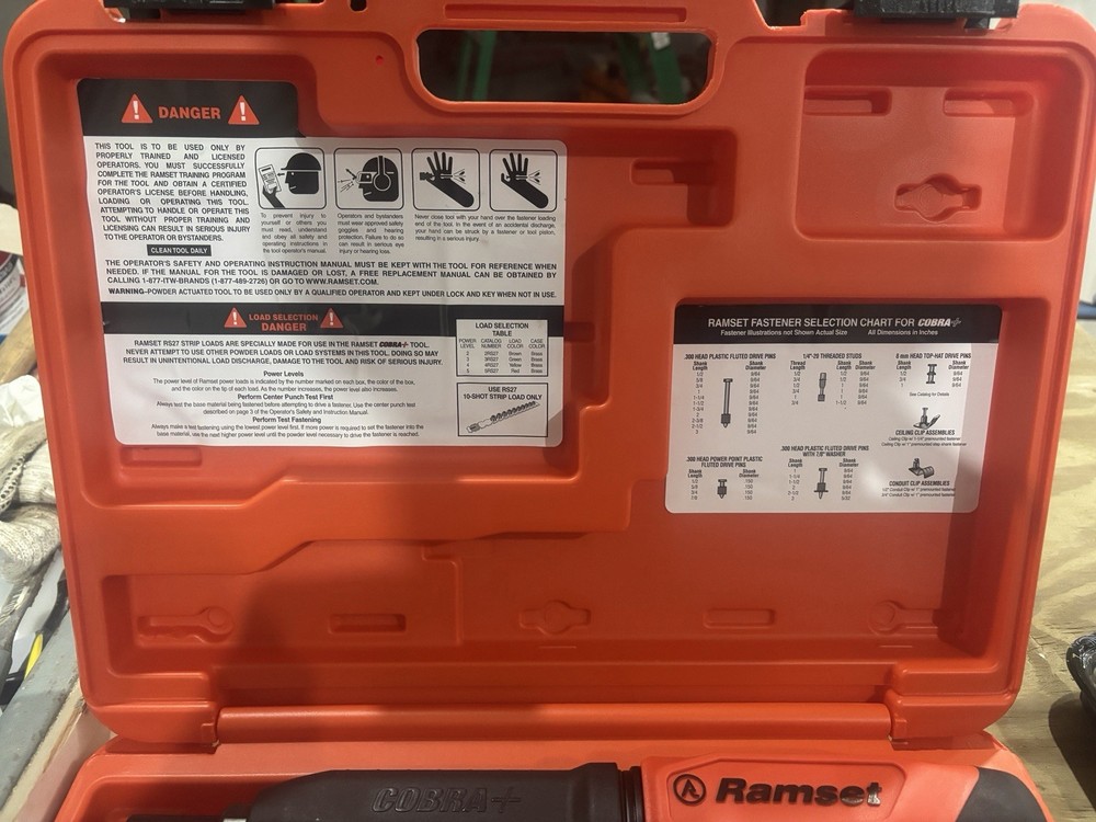 Ramset COBRA+ Powder Actuated Tool with Case