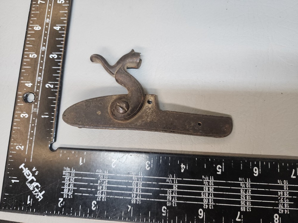 19th Percussion Lockplate Hammer Engraved Ornate a