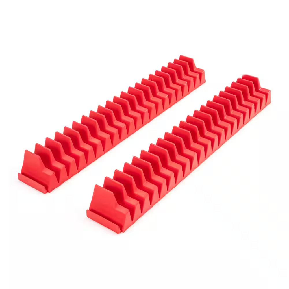 40-Tool Modular Slotted Wrench Organizer Set (Red)