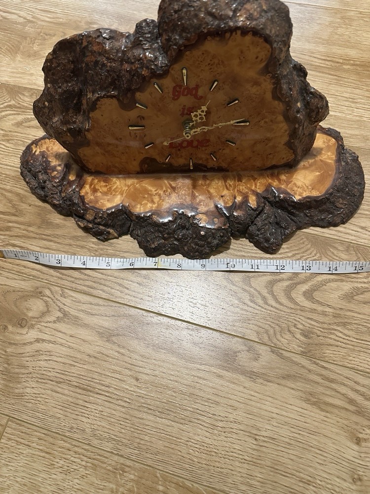 Burl Wood Clock