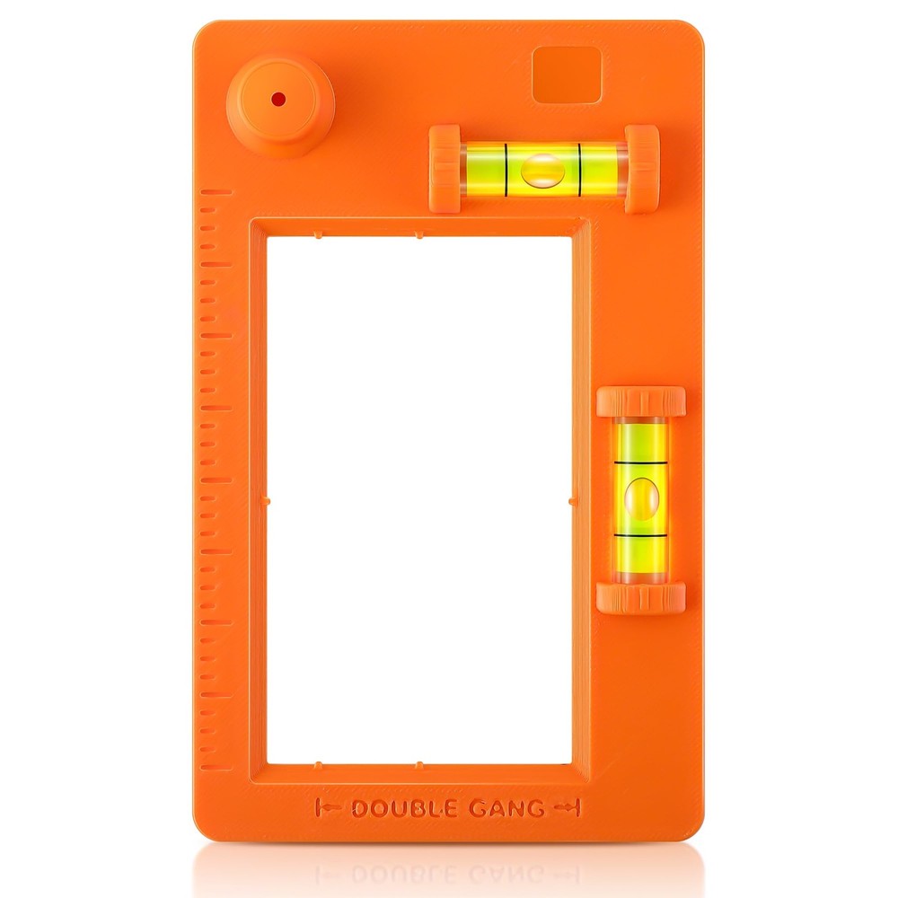 Low Voltage Mounting Bracket Template, Horizontal or Vertical Mounting Templa