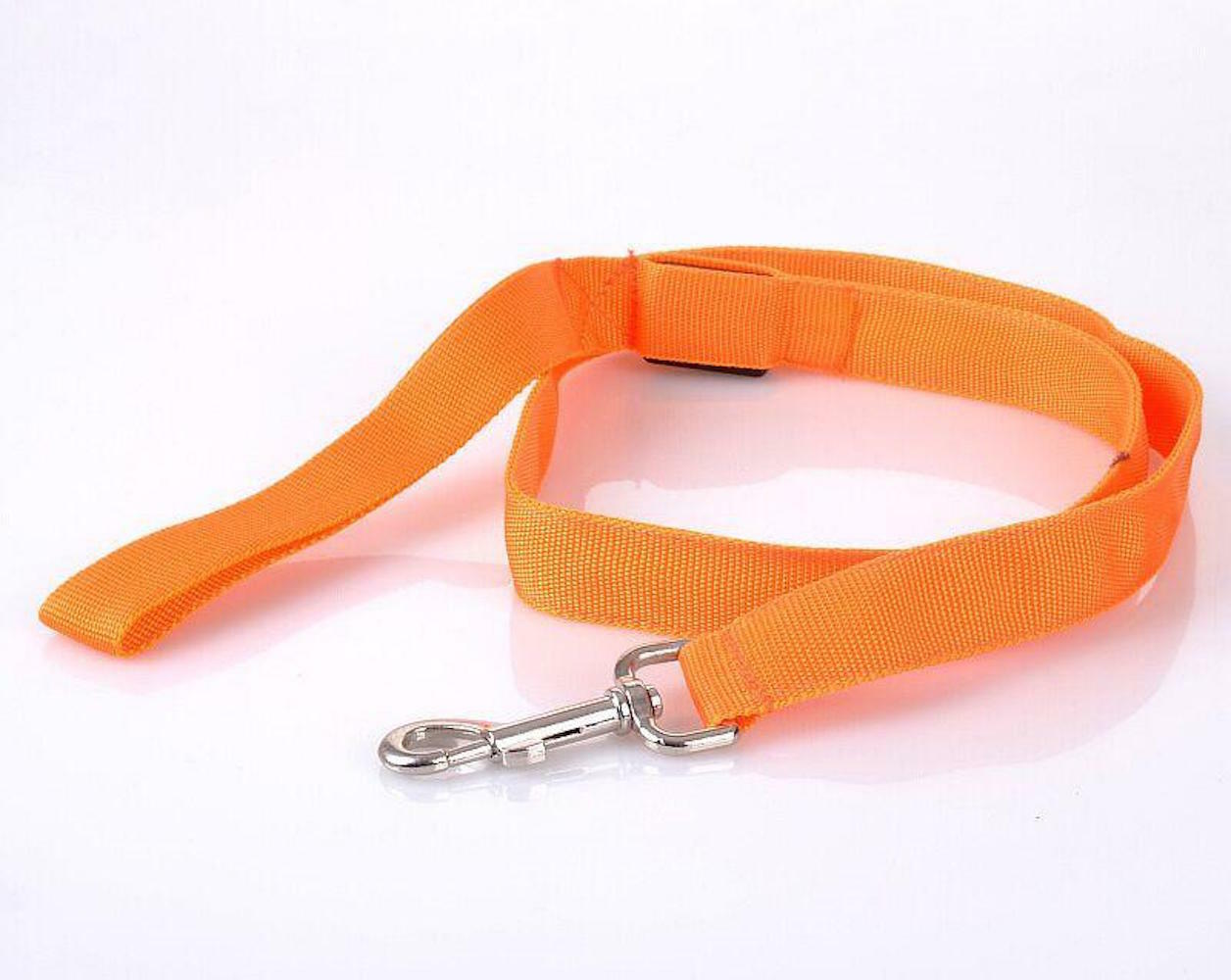 RECHARGEABLE 1FT-LED 4FT-LEASH glow light Dog Pet Safety Lead FOR Collar Harness