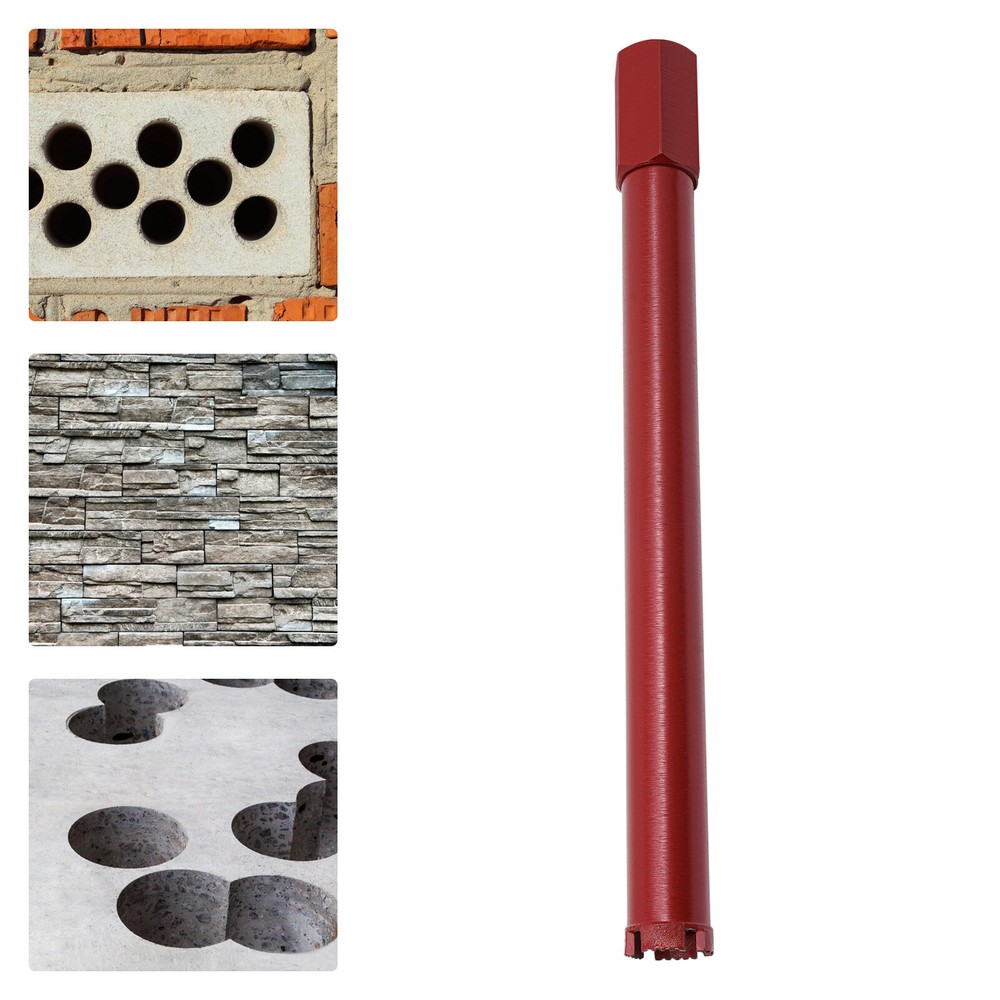 38x470mm Red Wet Core Drill Bit For Concrete Diamond Core Drill Core Bits
