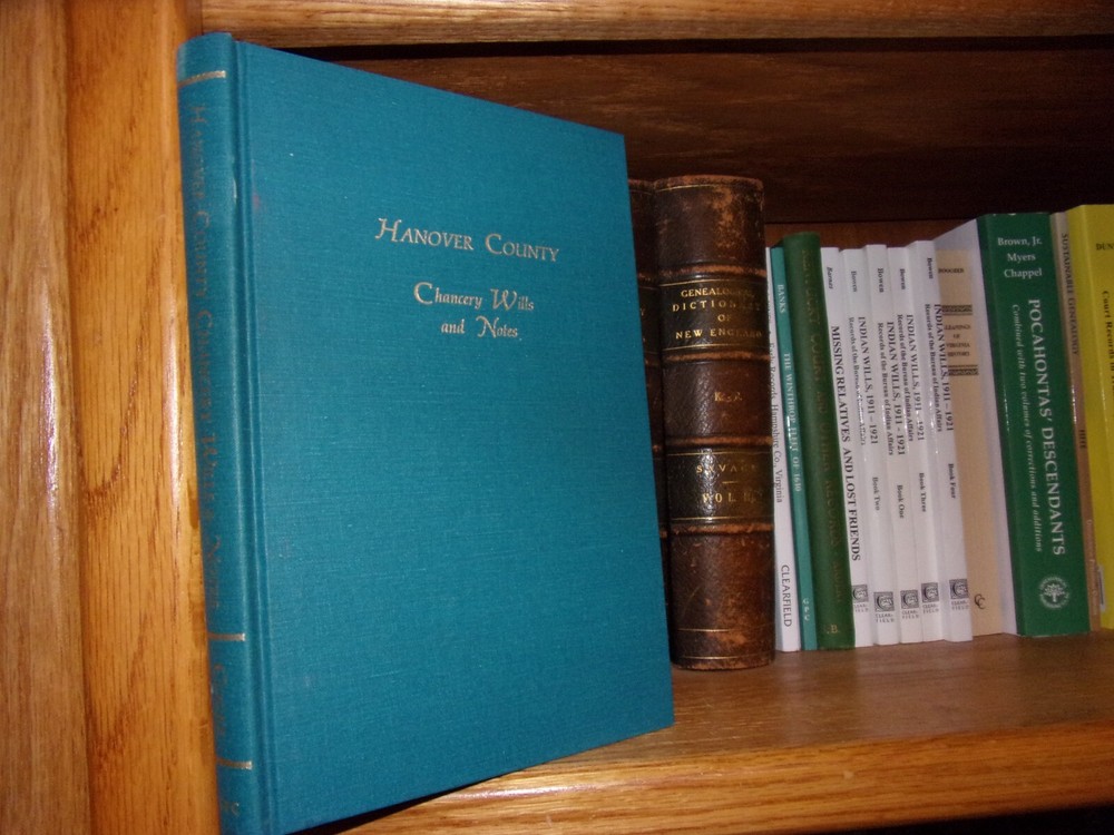 Hanover County Wills And Notes Genealogy