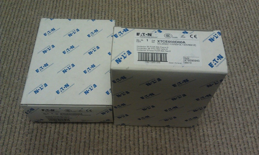 XTCE050D00A Eaton DILM50 Moeller IEC Contactor - New