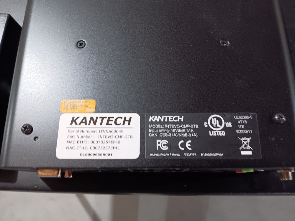 KANTECH INTEVO-CMP-2TP INTEVO EXACQVISION SECURITY