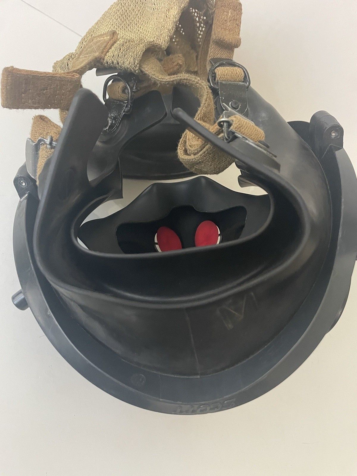 Scott AV-3000 MEDIUM Firefighter Mask w/KEVLAR 5 Point Headnet USED