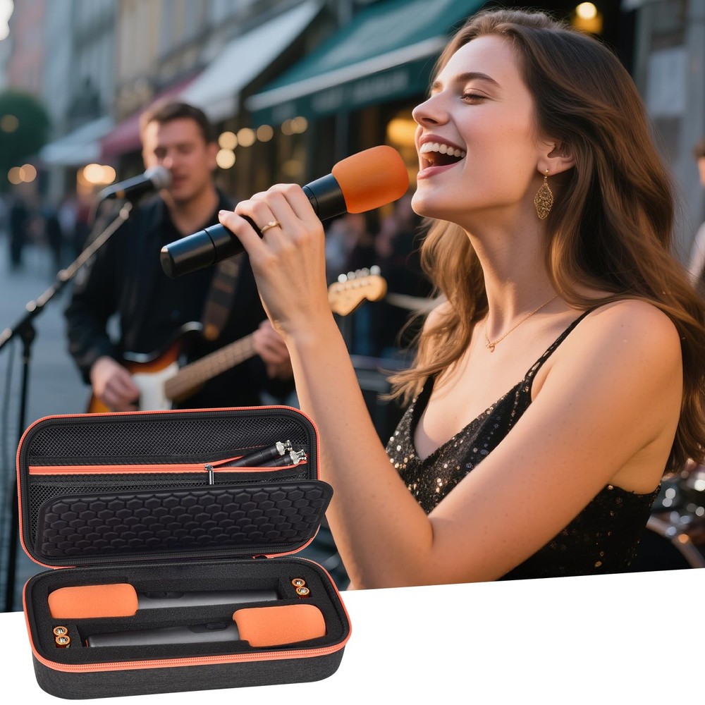 Wireless Microphone Case for JBL Wireless Two Microphone System for JBL Party...