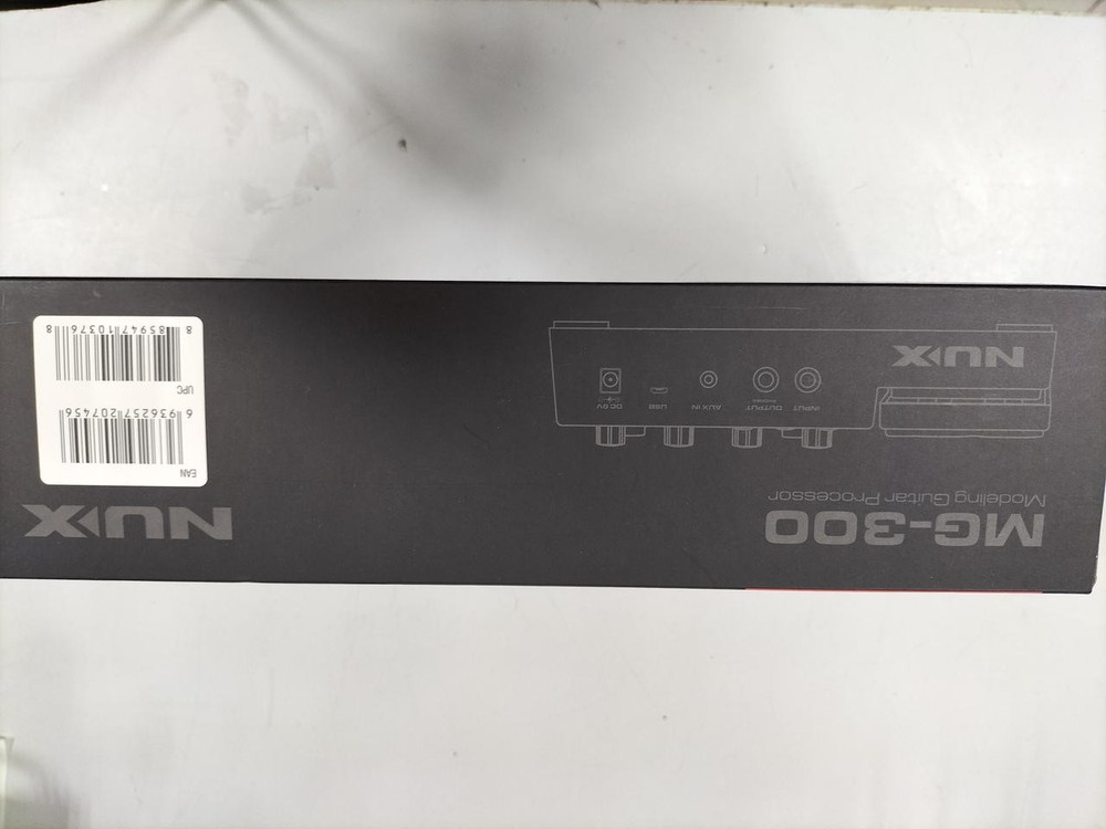 NUX MG-300 multi-effector modeling guitar processor w/ Box Testsed Japan