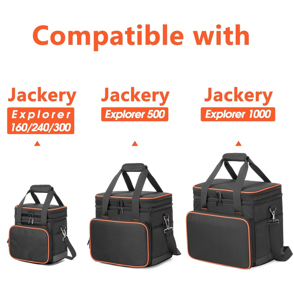 Trunab Double-Layer Carrying Case Compatible with Jackery Portable Power Stat...
