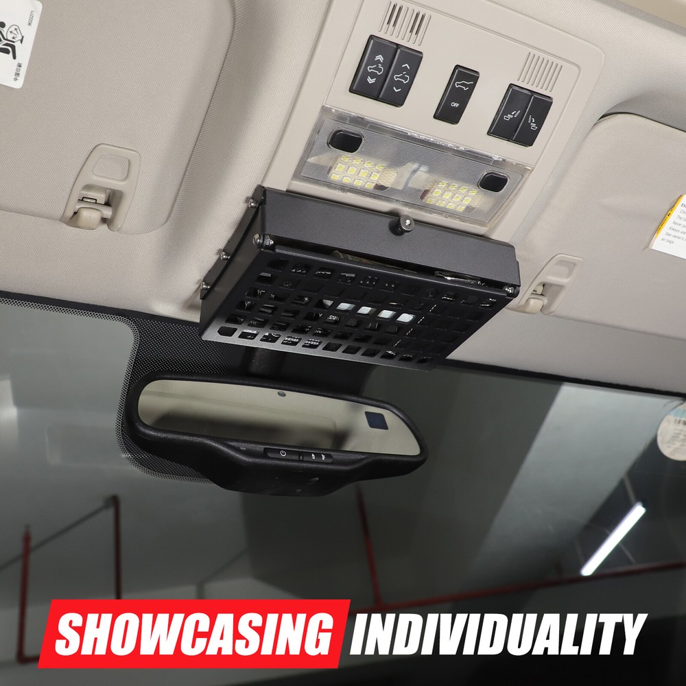 Aluminum Overhead Control Panel Storage Basket Box For Cadillac Escalade 2007-14