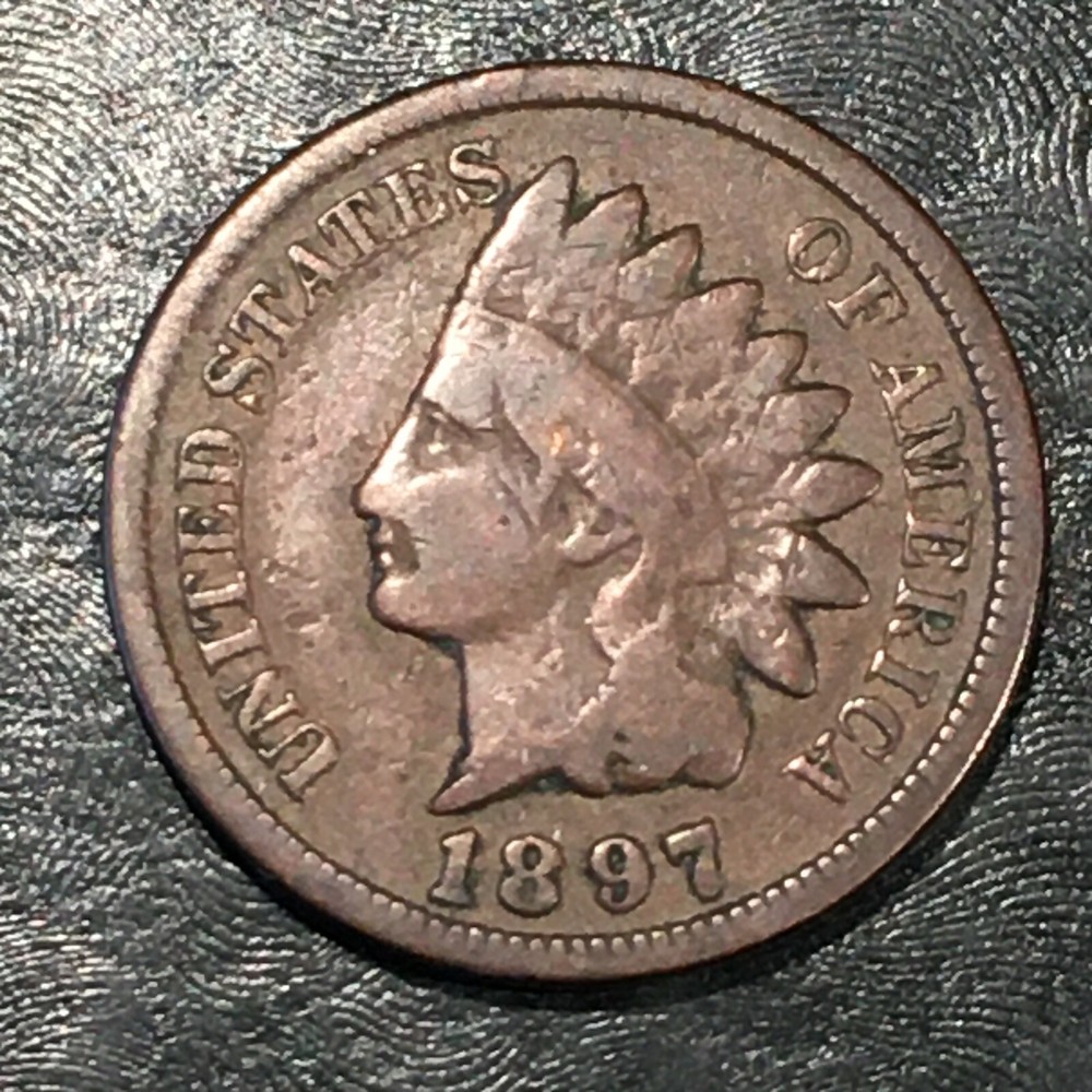 1897 Indian Cent - High Quality Scans #J694