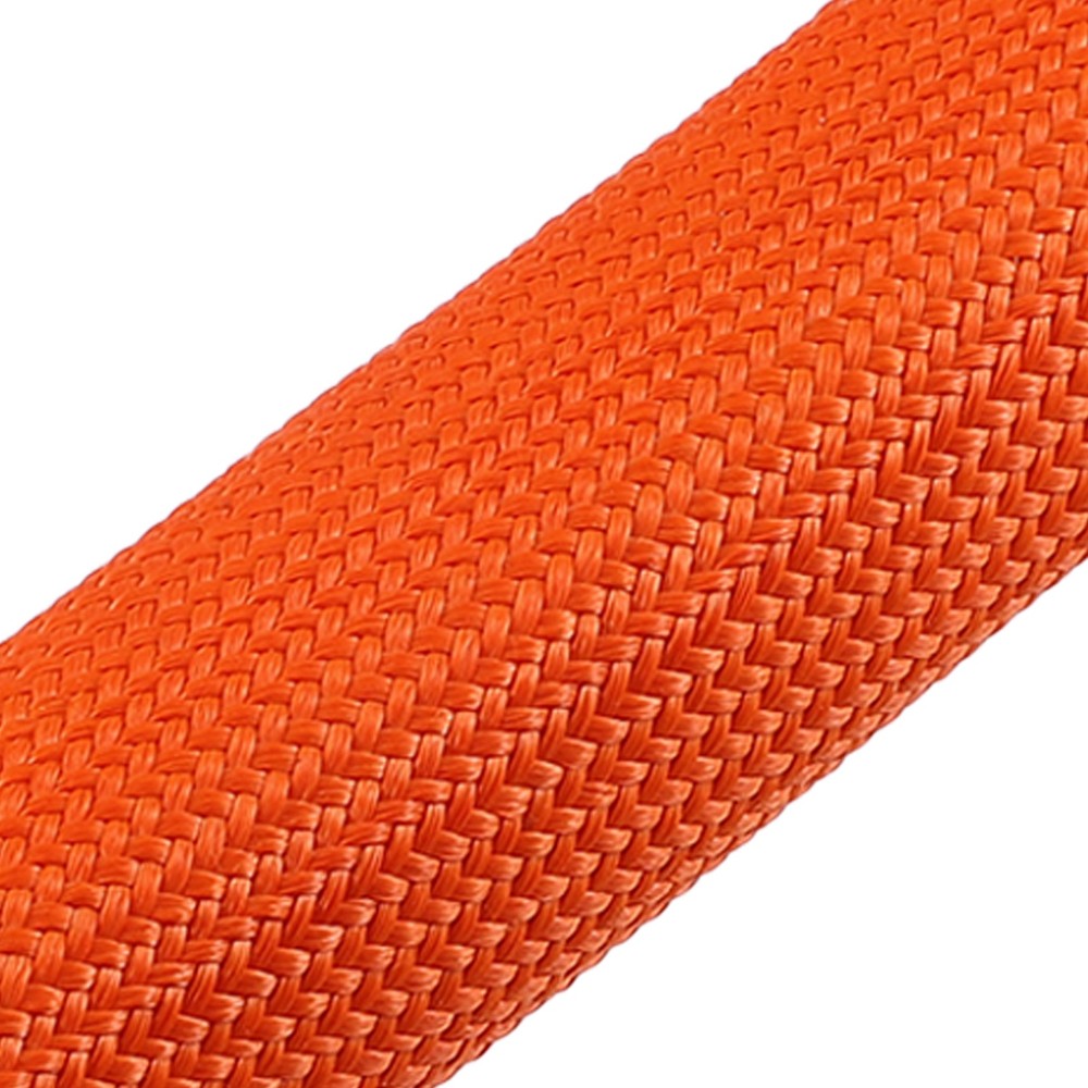 1 Set Car Engine Spark Plug Wire Boots Protector Sleeve w/ Cable Ties Orange