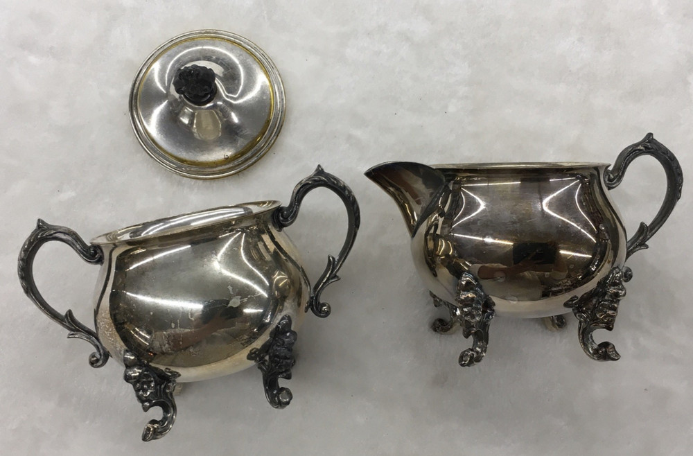 Sheridan Silver Plated Cream and Sugar Set