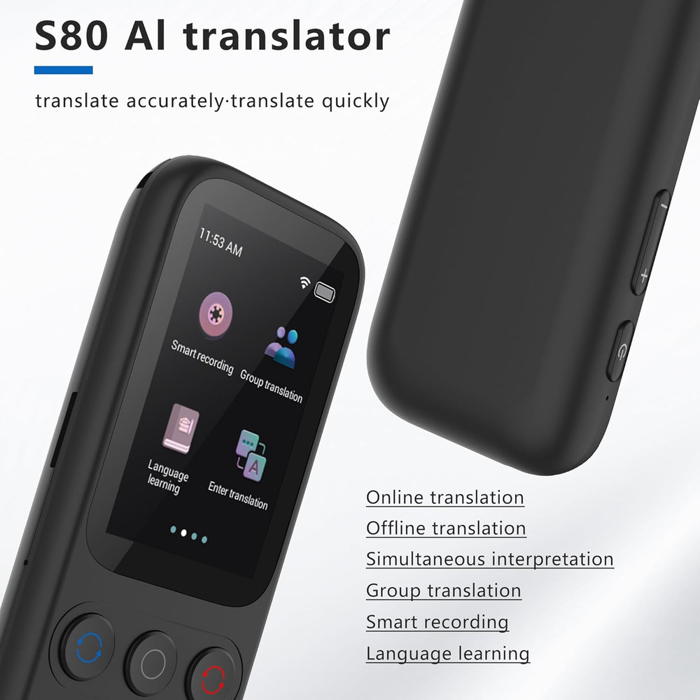 Language Translator Device, 138 Languages Supported, Instant Offline Language Tr