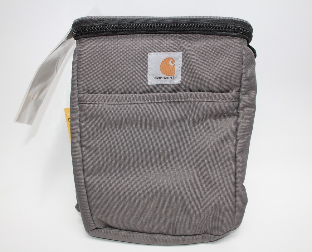 Carhartt Grey Vertical 12 Can Cooler