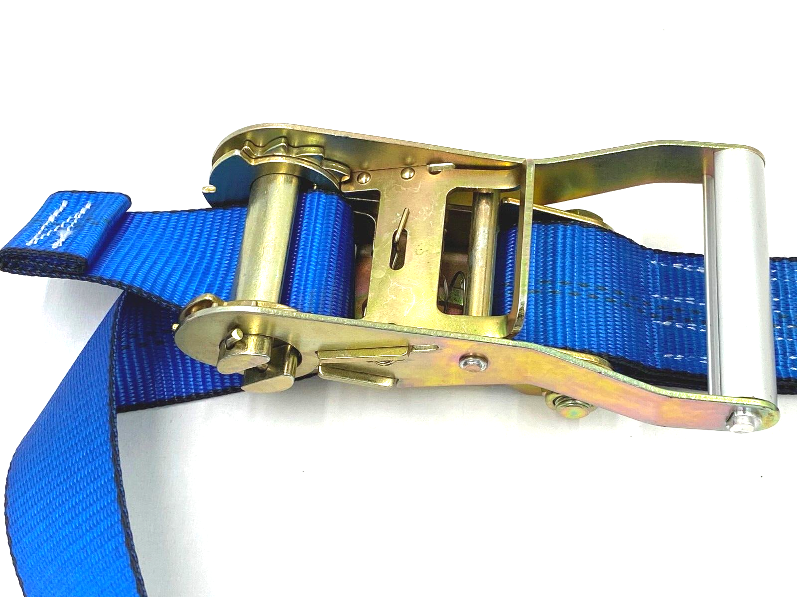 4 Axle Straps Race Car Trailer Car Hauler Tie Down Ratchet Strap Flatbed Tow BL