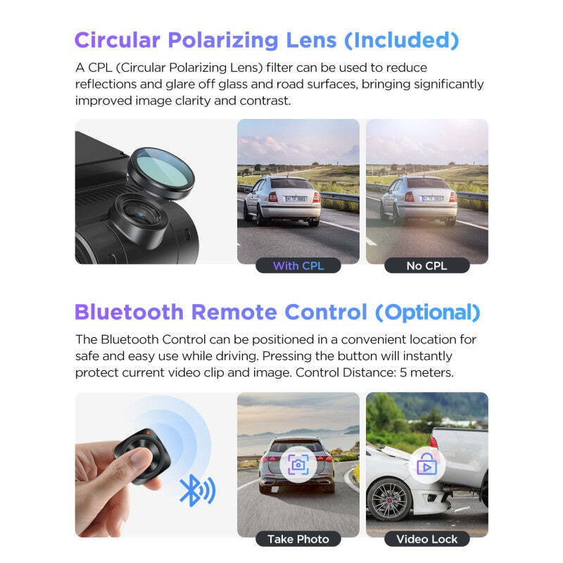 Viofo A229 PRO 1CH 4K HDR w/Sony STARVIS 2 IMX678 8MP Sensor/WiFi/GPS