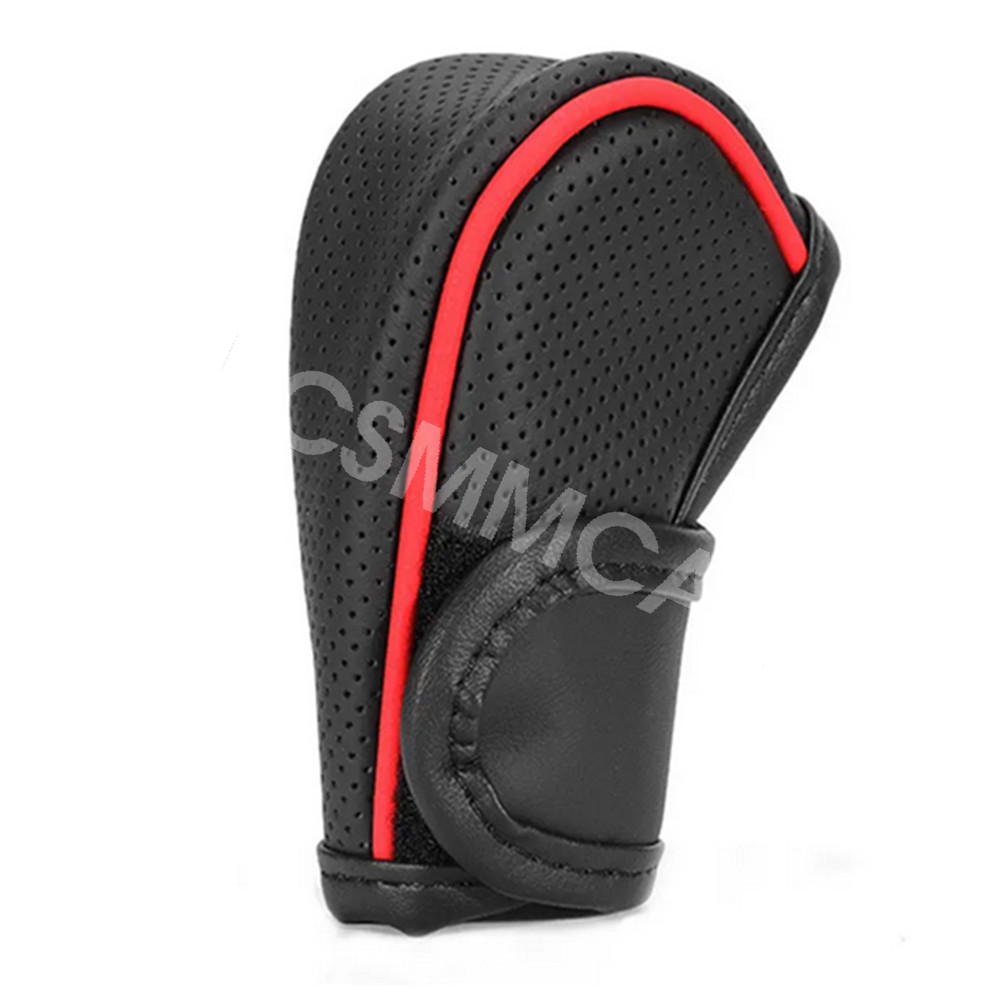 Car Shift Knob Covers Gear Shift Leather Gear Sleeve Protector Auto Accessories