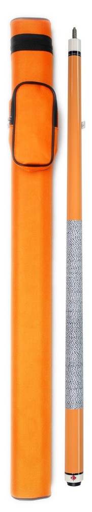 Package Set - Orange Pool Cue & 1x1 Macaron Case.