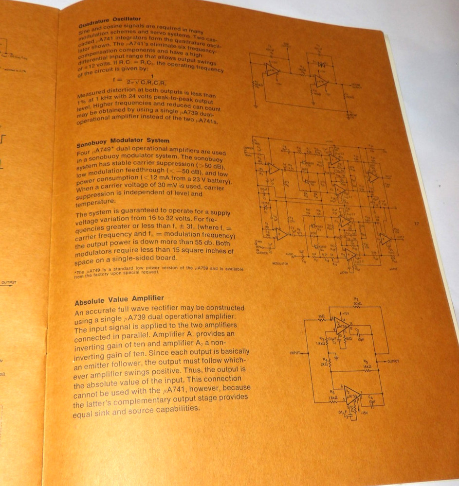 1968 FAIRCHILD SECOND GENERATION LINEAR INTEGRATED CIRCUITS BROCHURE/APPLICATION