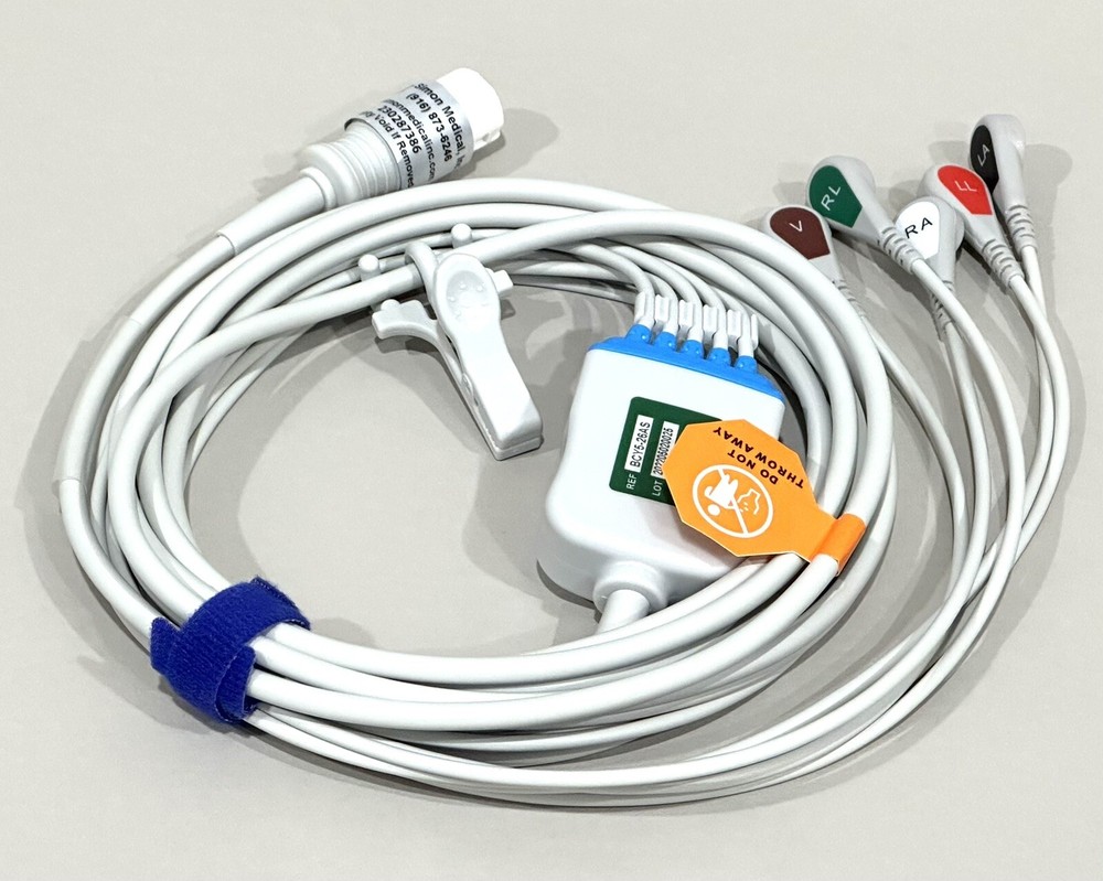 Philips MP50 Accessories Kit Bundle - Cuff, Hose, SpO2, 5-Lead ECG