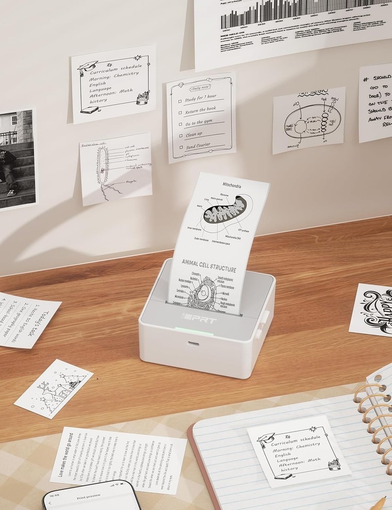 User-Friendly Portable Sticker Printer for Creating Custom Labels on the Go