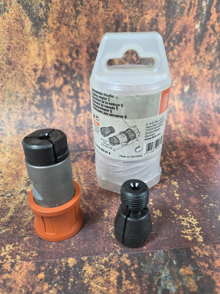 FEIN QuickIn Tapping Adapter M4 M6, Cordless DEWALT FEIN DRILL ATTACHMENT