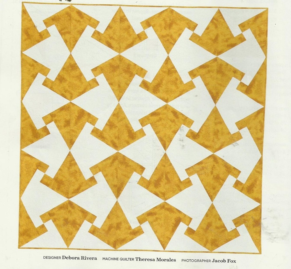 B0105 GOLDEN HOUR QUILT PATTERN/INSTRUCTIONS