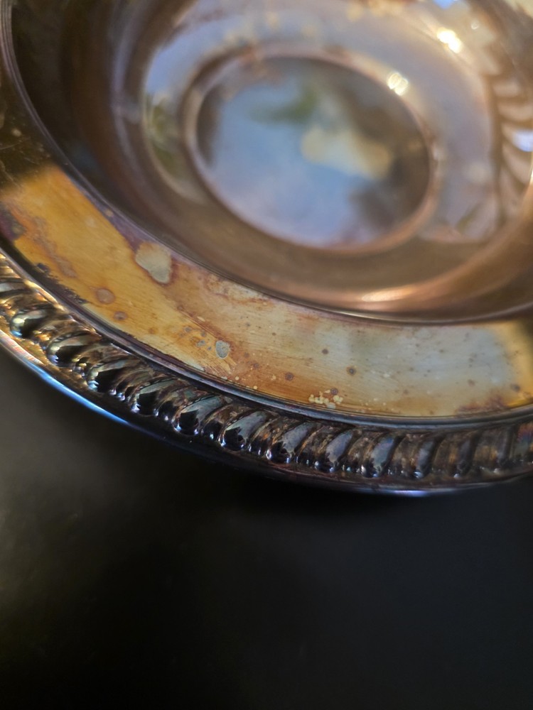 Wallace Silver Plated Baroque Bowl 8-inch