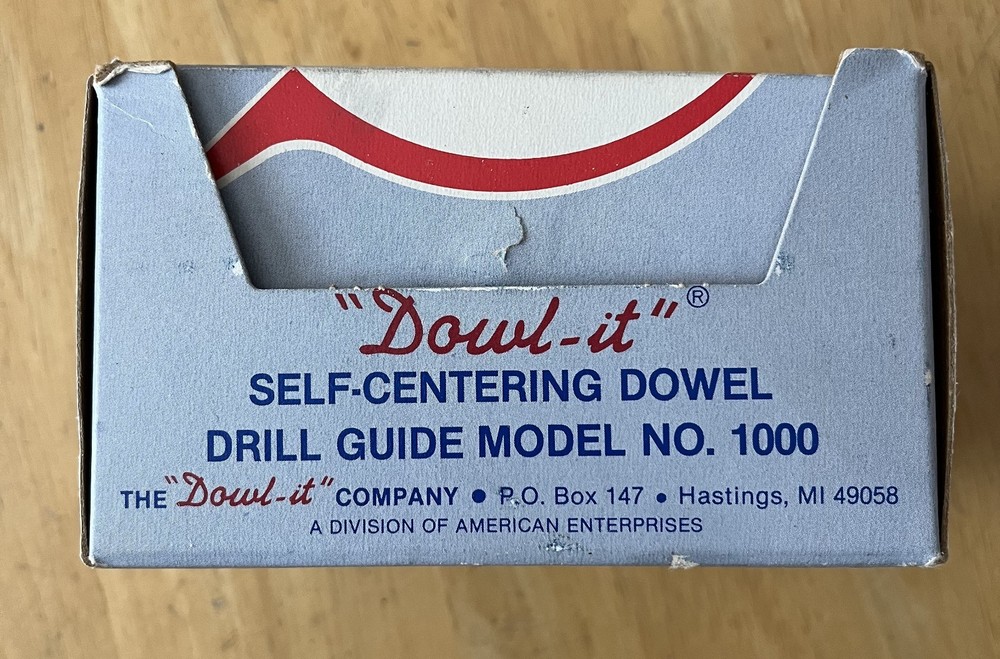 "Dowl-it" Self-Centering Dowel Drill Guide Model No. 1000.