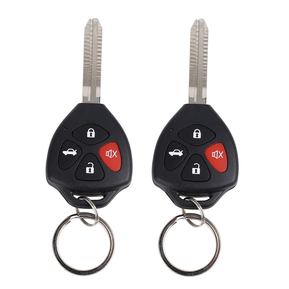 12V Lock Keyless Entry System Remote Control with Key Single Custom for Toyota