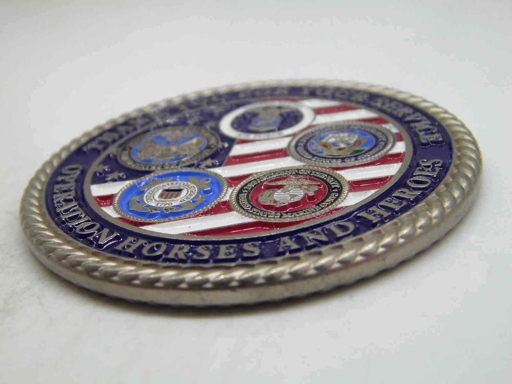 OPERATION HORSES AND HEROES CHALLENGE COIN