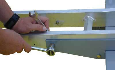 MotoProducts Aluminum Motorcycle Dirt Bike Carrier Trailer Hauler 2" Hitch Rack