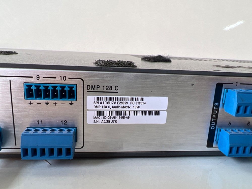 Extron DMP 128 C AT 12x8 ProDSP™ Digital Matrix Processor