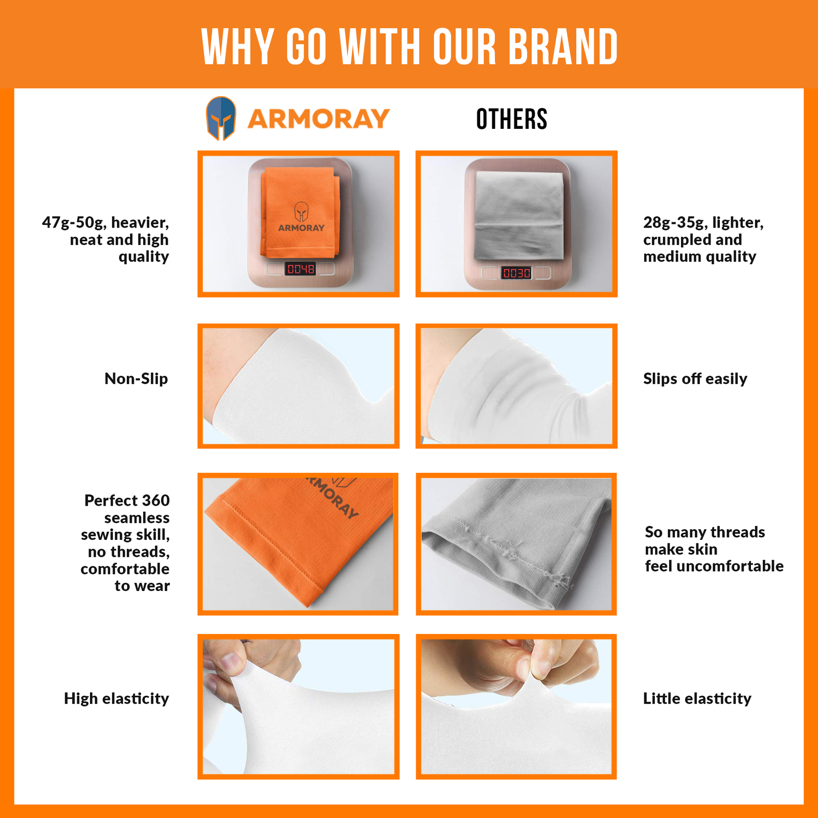 Tattoo Cover Up Arm Sleeves 1 to 5 Pair BLACK for Men Women Compression Sleeve