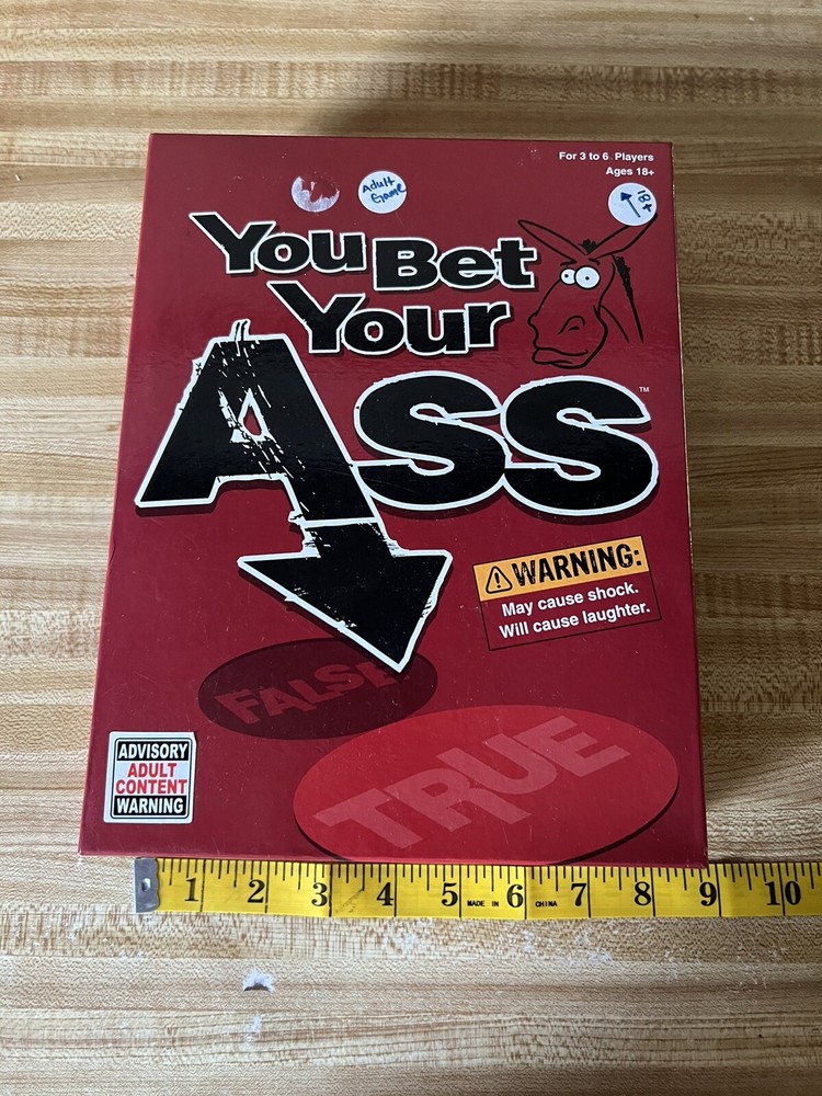 You Bet Your Ass Board Game, Preowned
