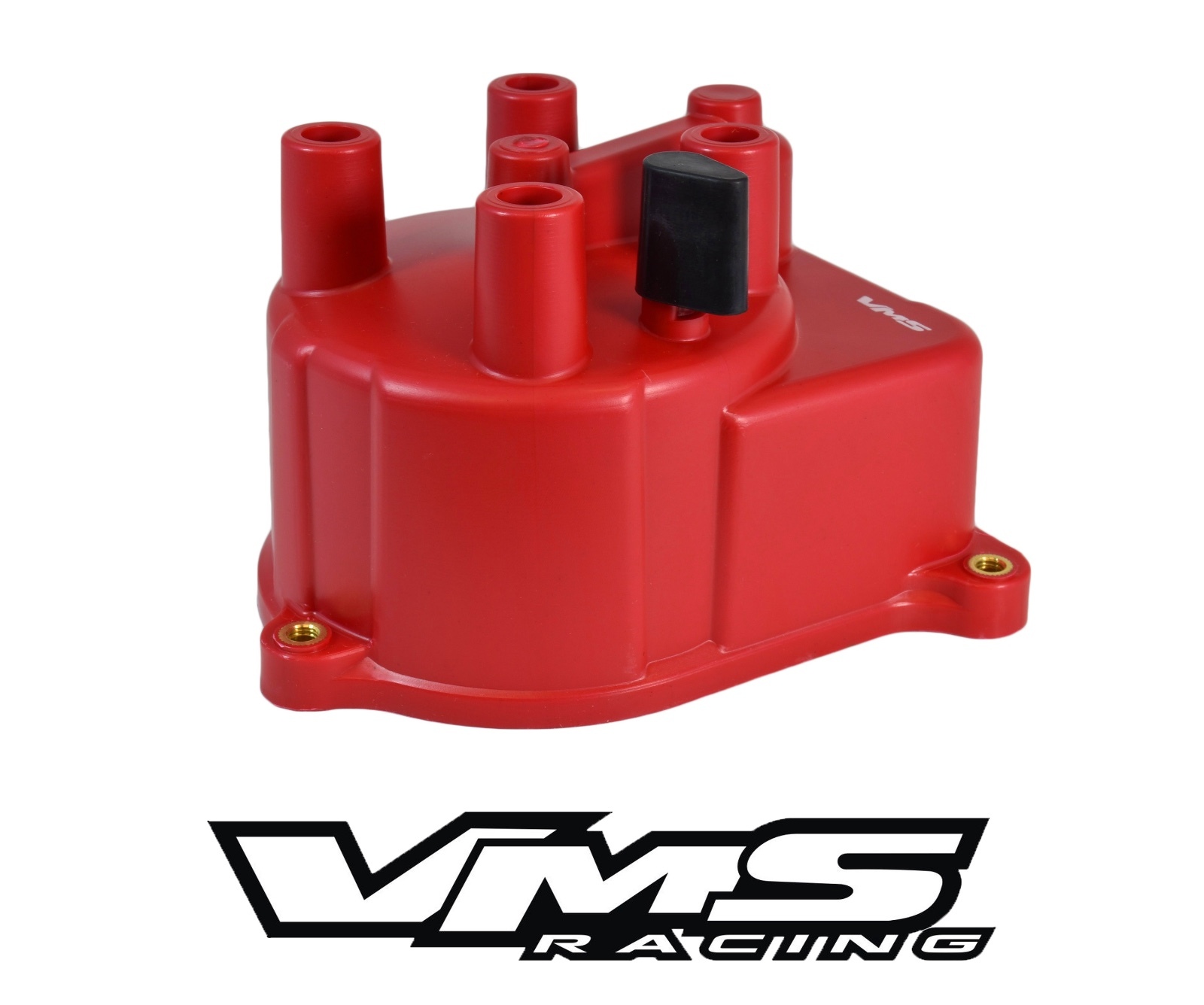 VMS RACING RED OE STYLE DISTRIBUTOR CAP FOR 96-00 HONDA CIVIC D16Y8 EK 1.6L VTEC
