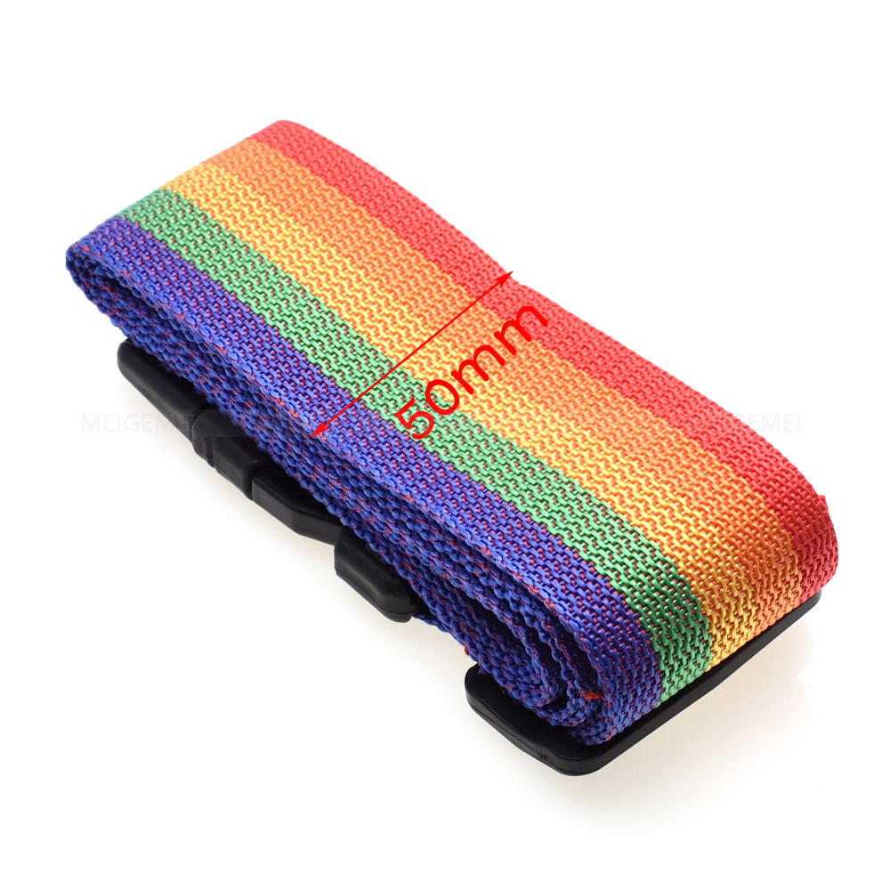 Width 50mm Adjustable Quick Release Buckle Luggage Suitcase Packing Strap Belt