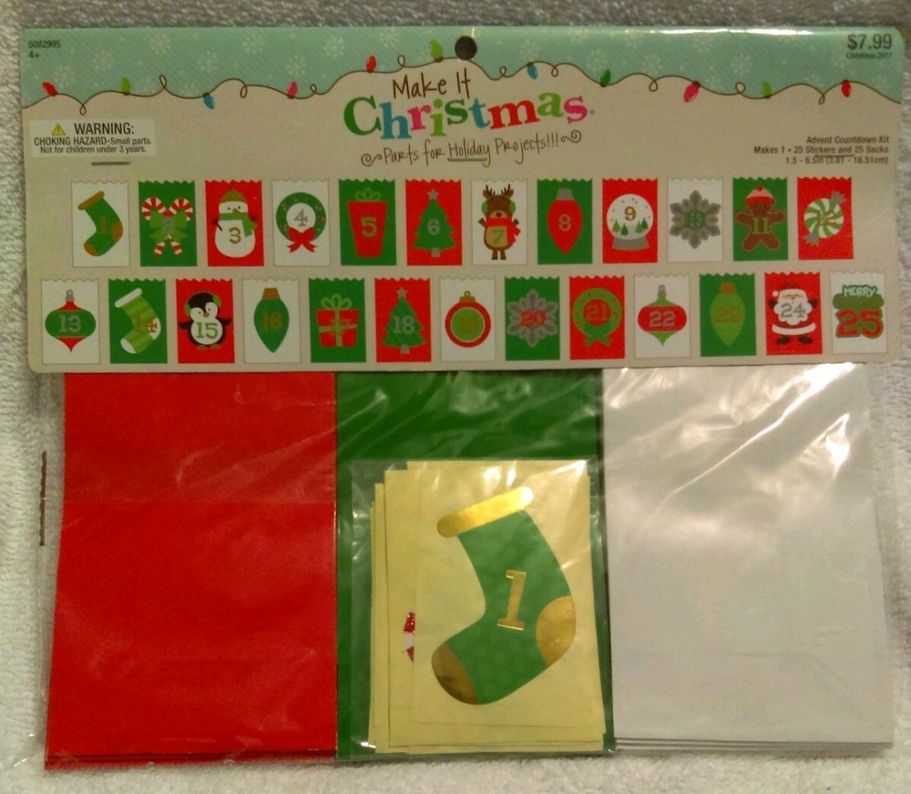 Make It Christmas , Advent Countdown Kit