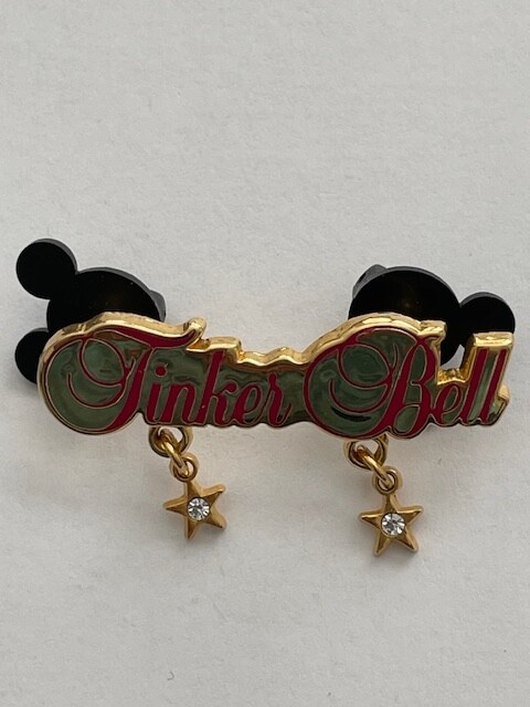DLRP Paris Tinker Bell Name Dangle Star Pin (D9)