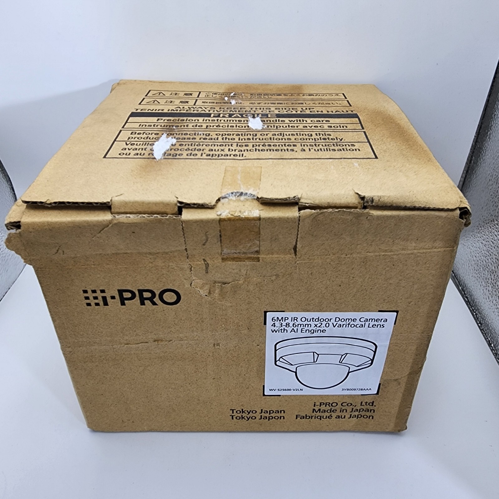 i-Pro S-series 6MP High Res Network Camera w/ AI Engine WV-S25600-V2LN
